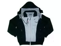 veste nike femme homme black white tn02